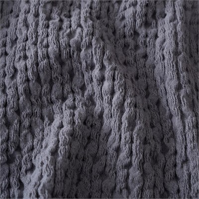 Green Black Lara Prestij Serisi Çift Kişilik Yatak Örtüsü Pike 220x240 Koyu Gri, Oeko Tex Standard 100 Sertifikalı %100 Ege Pamuğu