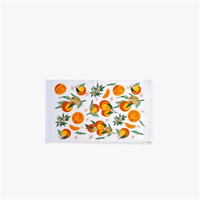 Green Black Orange 3lü Mutfak Havlu Seti Baskılı 40x60