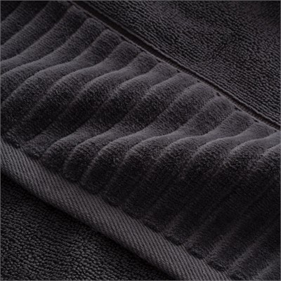Green Black Serena Banyo Havlusu %100 Pamuk Antrasit 80x150 Cm