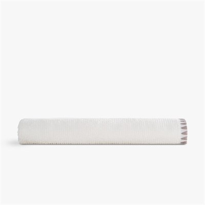 Green Black Tria Banyo Havlusu %100 Pamuk Jakarlı Krem-vizon 80x150 Cm