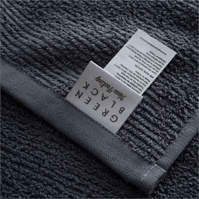 Green Black Tria Banyo Havlusu %100 Pamuk Jakarlı Lacivert 80x150 Cm