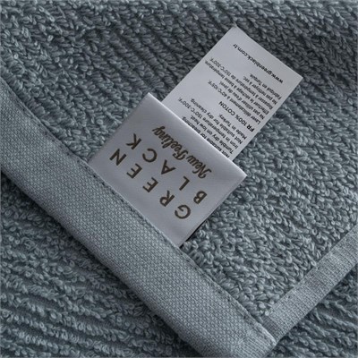 Green Black Tria Banyo Havlusu %100 Pamuk Jakarlı Mint 80x150 Cm