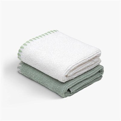 Green Black Vera 2li Mutfak Havlusu Krem-mint
