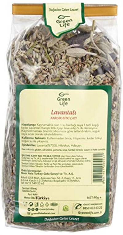 GREEN LIFE Lavanta Bitki Çayı Poşet 90 Gr.