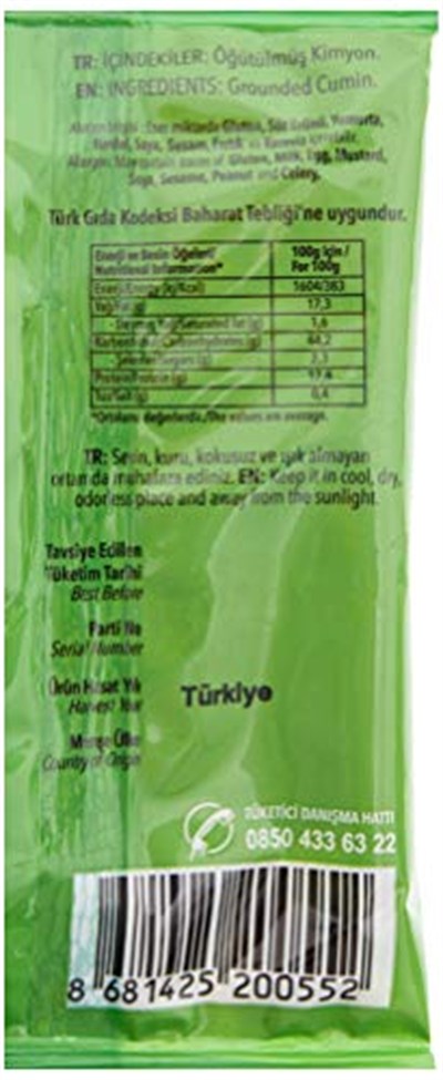 Greenlife 70 gr Öğütülmüş Kimyon