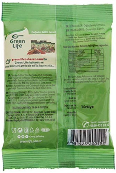 Greenlife 70 gr Öğütülmüş Kimyon