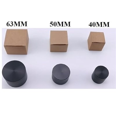 GRINDER Parçalayıcı Metal baharat öğütücü herb spice 4 katmanlı 40MM / 50MM / 63MM (SIYAH, 63MM), ETG-40M-SYH - Bedenler: 40MM, 50MM, 63MM