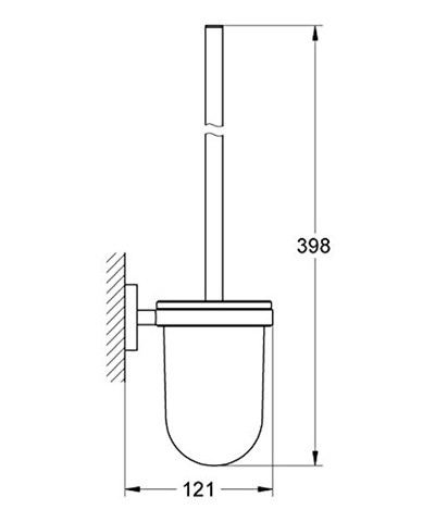 Grohe Essentials Tuvalet Fırçalığı - 40374001