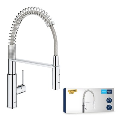 GROHE Get Eviye Bataryası |360˚ Dönüş Açısı | Krom | 30361000