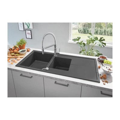 GROHE Get Eviye Bataryası |360˚ Dönüş Açısı | Krom | 30361000