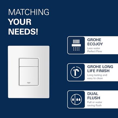 Grohe Gömme Rezervuar Kumanda Paneli ABS Beyaz - 38732SH0