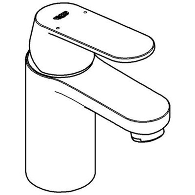 Grohe Lavabo Bataryası Eurosmart Cosm M-Boyut Krom - 23325000