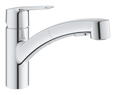 GROHE Start Spiralli Eviye Bataryası | 90˚ Dönüş Açısı | Krom | 30531001