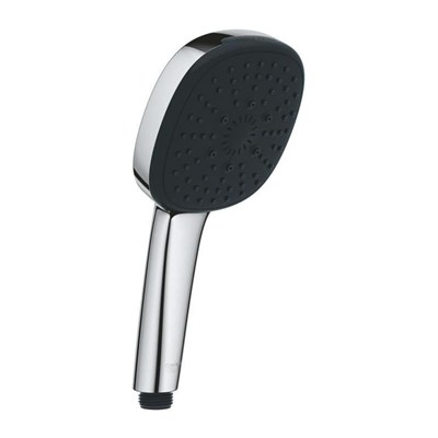 GROHE Vitalio Comfort 110 El Duşu, 3 Akışlı (Masaj, Yağmur & Jet), SmartSwitch, 110mm Kare Duş Başlığı, Silikon Halka, Kireç Önleyici Sistem, Krom, 26092001