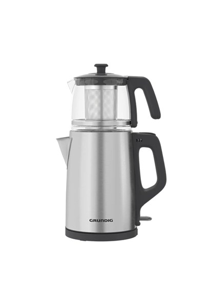 Grundig Tm 2522 Ic Inox Cam Çelik Süzgeçli Çay Makinesi,Renkli