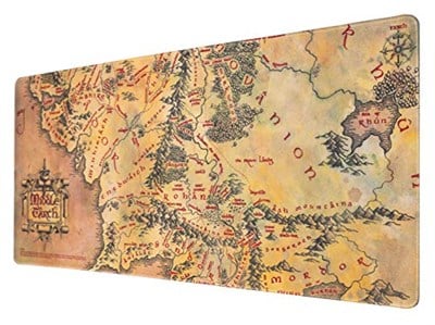 Grupo Erik Yüzüklerin Efendisi XXL Oyun Fare Altlığı - Kaymaz ve Su Geçirmez Büyük Mouse Pad - PC Aksesuarı Yazı Masası Altlığı