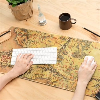 Grupo Erik Yüzüklerin Efendisi XXL Oyun Fare Altlığı - Kaymaz ve Su Geçirmez Büyük Mouse Pad - PC Aksesuarı Yazı Masası Altlığı