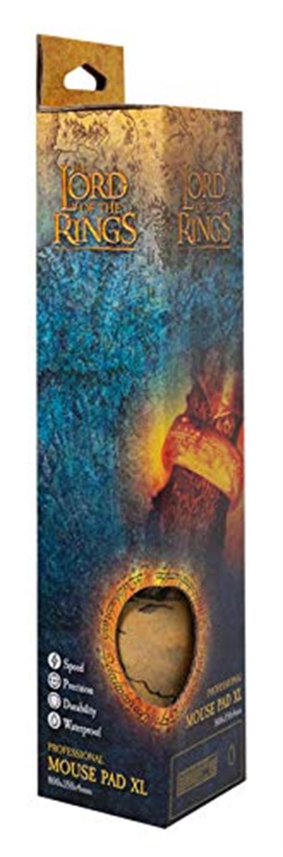 Grupo Erik Yüzüklerin Efendisi XXL Oyun Fare Altlığı - Kaymaz ve Su Geçirmez Büyük Mouse Pad - PC Aksesuarı Yazı Masası Altlığı