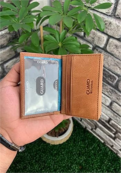 Guard Antik Taba Hakiki Deri Kartlık Erkek/Kadın P1169