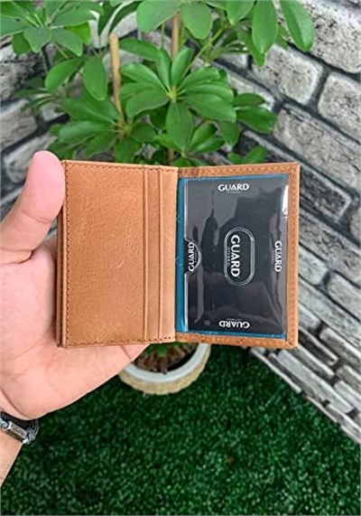 Guard Antik Taba Hakiki Deri Kartlık Erkek/Kadın P1169