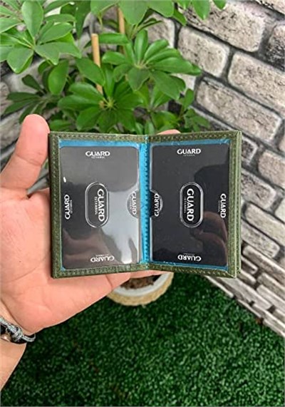 Guard Antik Yeşil Hakiki Deri Kartlık Erkek/Kadın P1169