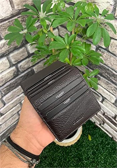 Guard Kahverengi Patlı Tasarım Hakiki Deri Kartlık Erkek/Kadın P5239