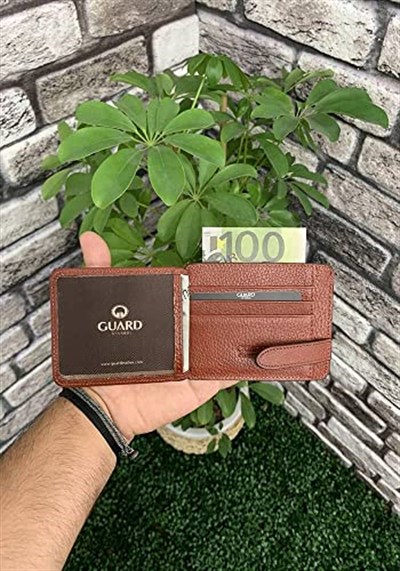Guard Mat Taba Hakiki Deri Kartlık Erkek P5188