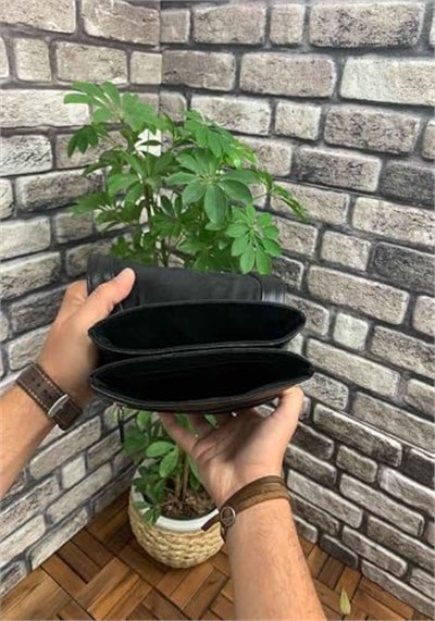Guard Siyah Hakiki Deri Omuz Askılı Çanta Erkek/Kadın P1755
