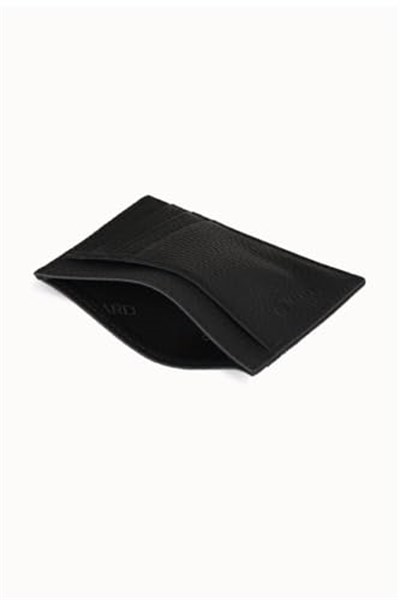 Guard Smart Mat Siyah Hakiki Deri Kartlık Erkek/Kadın P1092