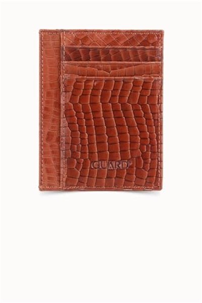 Guard Texas Baskı Taba Hakiki Deri Kartlık Erkek/Kadın P1092