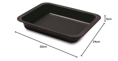 Guardini Gardenia kalıbı, çelik, siyah