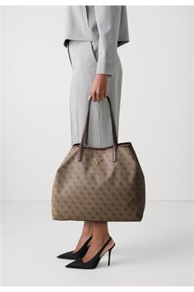 GUESS Kadın Eco Victtoria Large 2si 1 Arada Tote Çanta