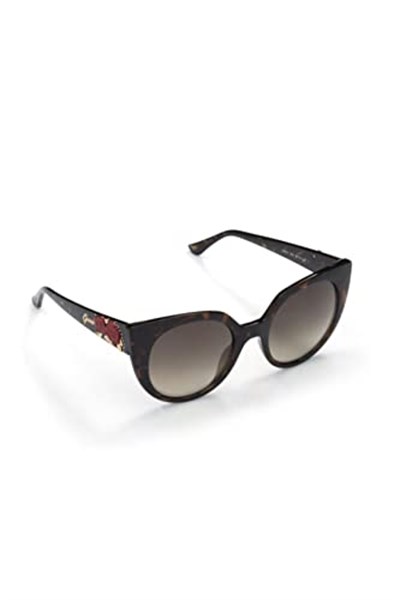 Guess Marka GU 7611 52G Bayan,AVAL,KEMİK,KAHVERENGİ Çerçeve ORGANİK,KAHVERENGİ Cam 53 Ekartman Güneş Gözlüğü