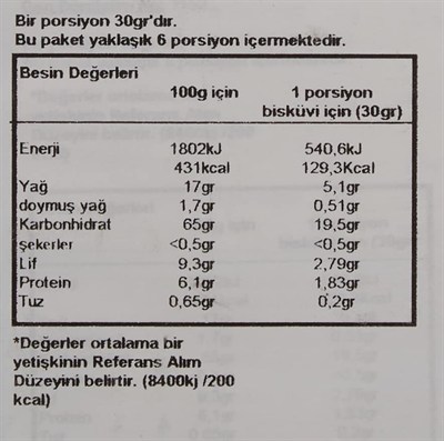 GULLON LİFLİ ŞEKERS.BİSK. 170 GR