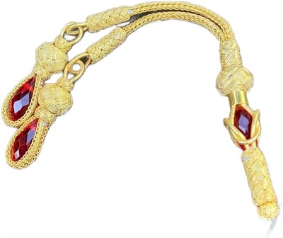 Gümüş Kazaziye Zirkon Kristal Taşlı İki Sallantılı Gümüş Tesbih Püskülü-1