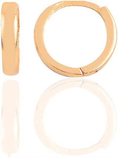 Gümüş rose 11 mm halka küpe Tragus Piercing Helix Kıkırdak Küpesi
