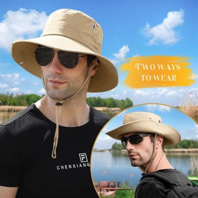 Güneş şapkası, erkek, kadın, UV korumalı, katlanabilir, safari şapkası, balıkçı şapkası, geniş kenarlı, yürüyüş şapkası, balıkçı şapkası, yaz, dış mekan