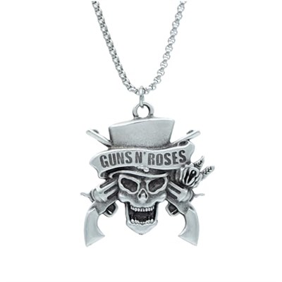 Gunsn Roses Örme Zincir Kolye - Gümüş Kaplama - Erkek Kadın Kolye - No:1543