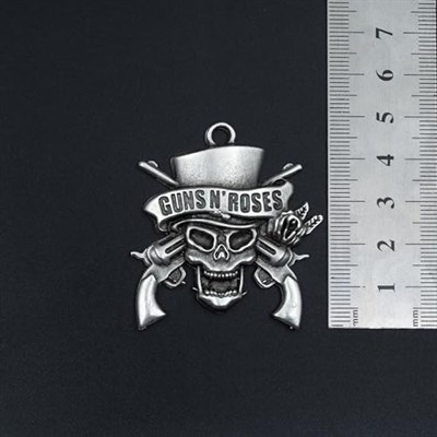 Gunsn Roses Örme Zincir Kolye - Gümüş Kaplama - Erkek Kadın Kolye - No:1543