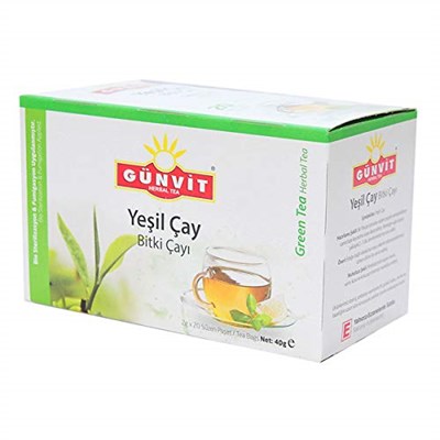 Günvit Yeşil Çay Bitki Çayı 20 Süzen Pşt