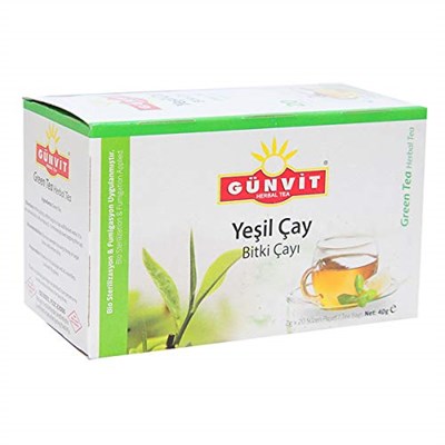 Günvit Yeşil Çay Bitki Çayı 20 Süzen Pşt