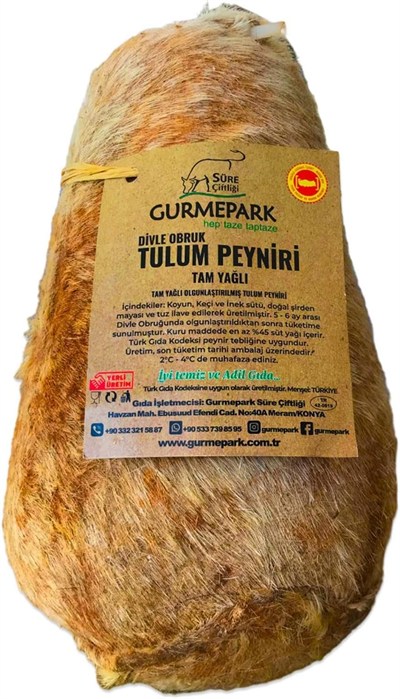 Gurmepark Karaman Divle Obruk (Küflü) Tulum Peyniri 500 g ℮