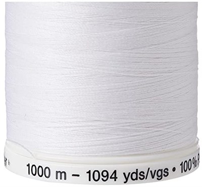 Gütermann dikiş iplikleri, polyester, 1000 m, beyaz