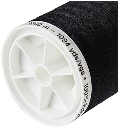 Gütermann enthältl Gewinde, Polyester, Schwarz, 1000 m