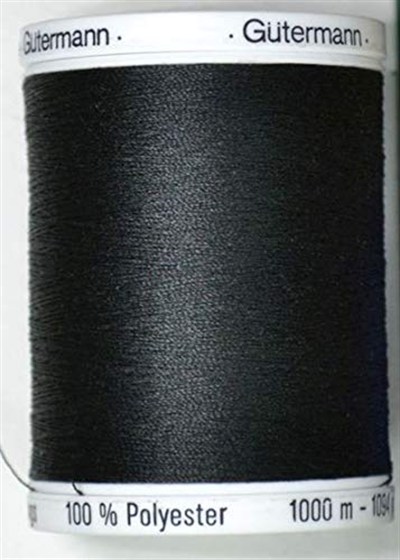 Gütermann enthältl Gewinde, Polyester, Schwarz, 1000 m