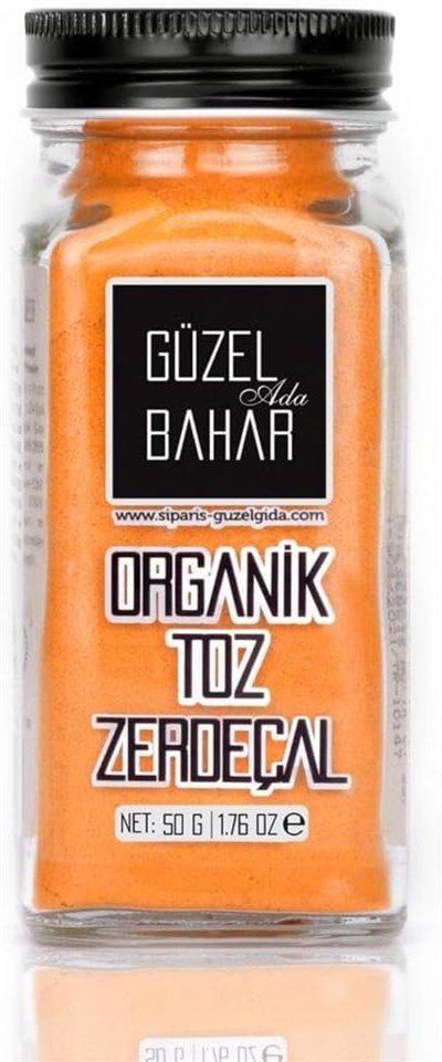 Güzel Ada Bahar Organik Toz Zerdeçal 50 g