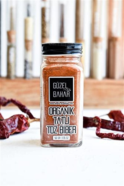 Güzel Ada Gıda Organik Toz Biber Tatlı 50 Gr (Tuzluklu)