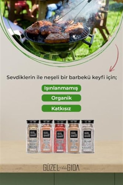 Güzel Ada Gıda Organik Toz Karabiber 60 Gr