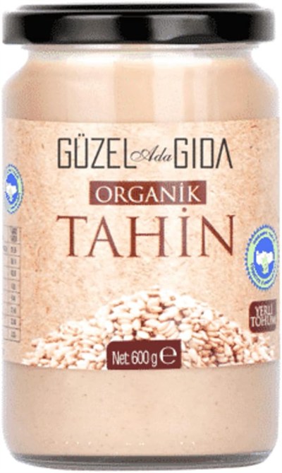 Güzel Ada Gıda Tahin Organik Glutensiz Yerli Susam 600 Gr