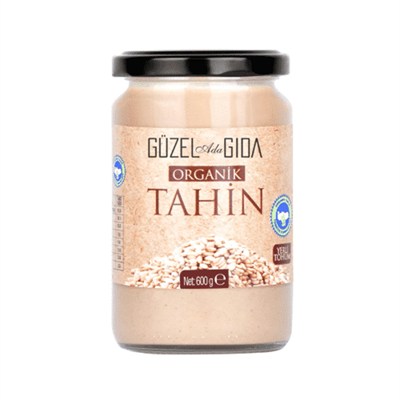 Güzel Ada Gıda Tahin Organik Glutensiz Yerli Susam 600 Gr